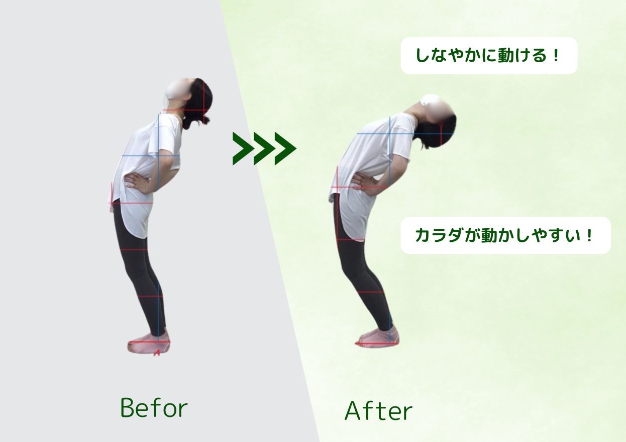 柔軟性の変化