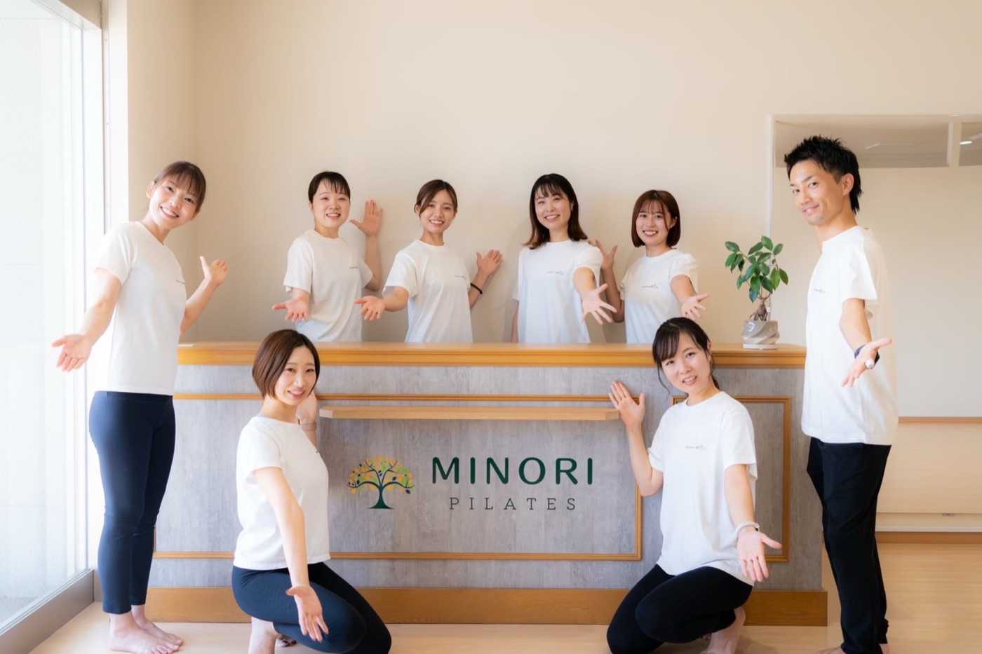 MINORI PILATES 水巻店スタッフ集合